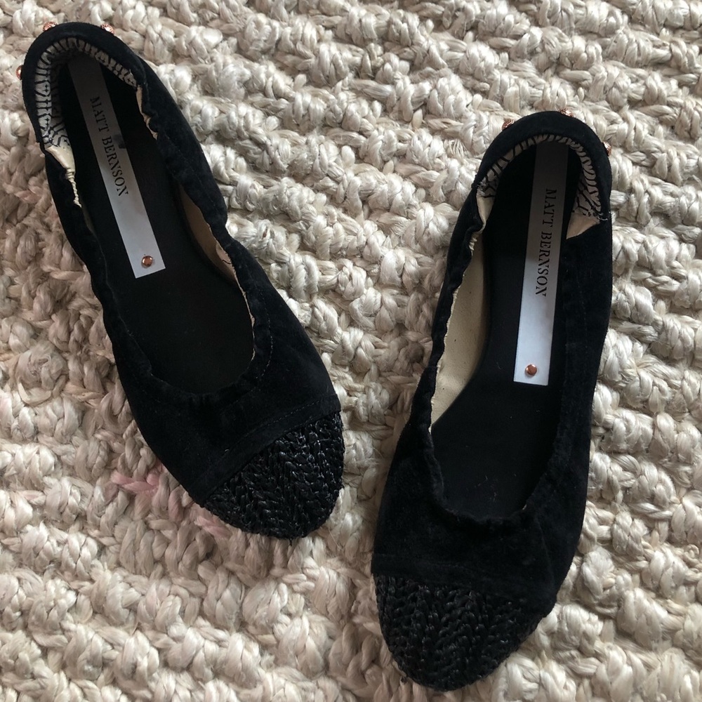 NIB black flats